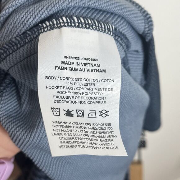 Nike Court Heritage Shorts Blue Geometric Print Womens L Knit Loose Fit - Picture 9 of 9